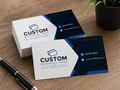 100 Custom made business card 5x9cm